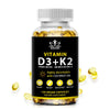 Vegan Vitamin D3+K2 Capsules