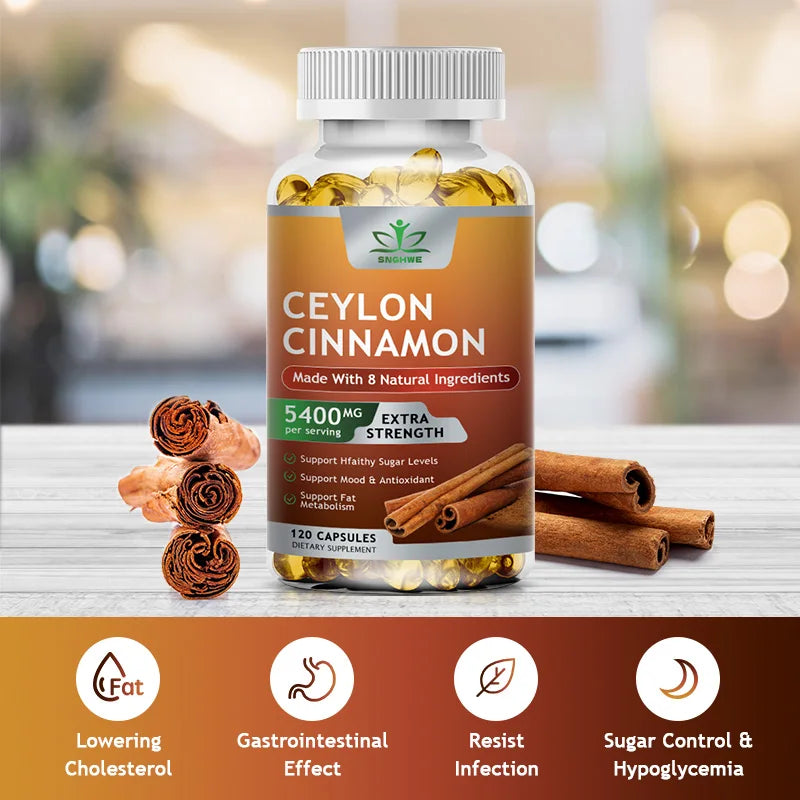 Vegan Ceylon Cinnamon Capsules