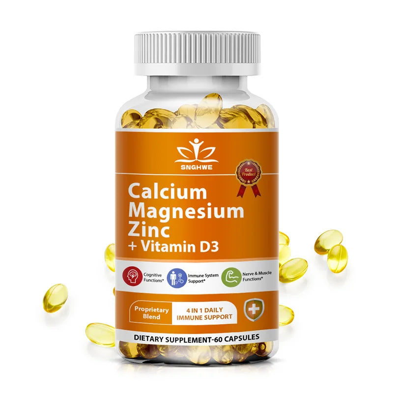 Calcium Magnesium Zinc Vitamin D3 Capsules