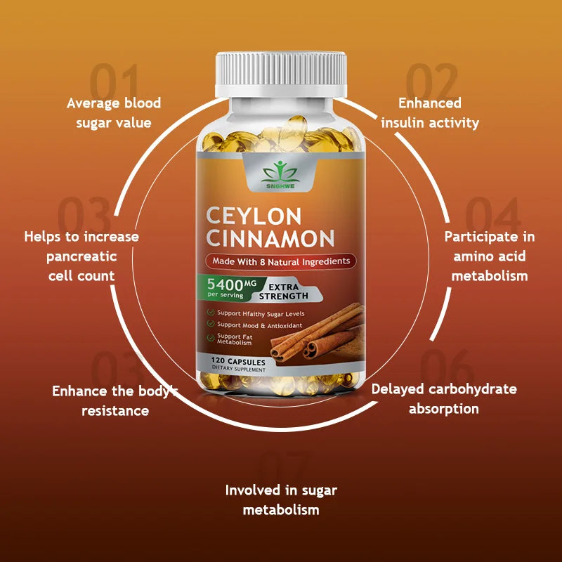 Vegan Ceylon Cinnamon Capsules
