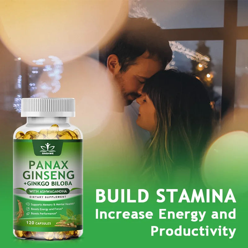 Ginseng + Ginkgo Biloba Capsules