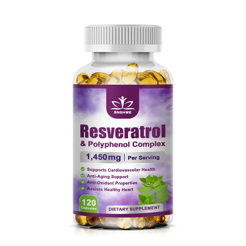 Resveratrol Capsules-Antioxidant Supplement