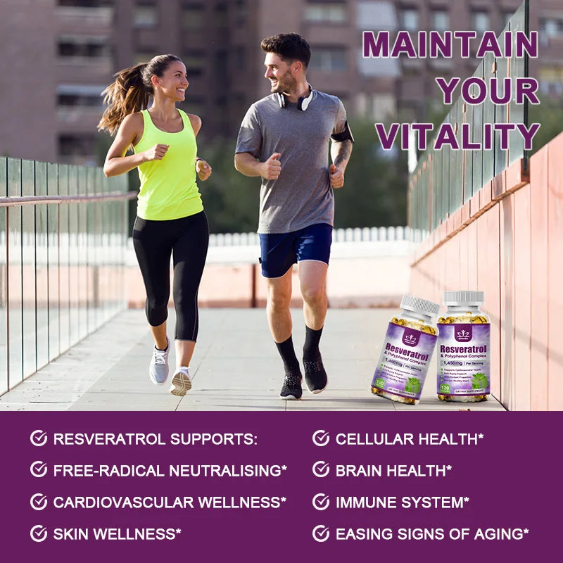 Resveratrol Capsules-Antioxidant Supplement
